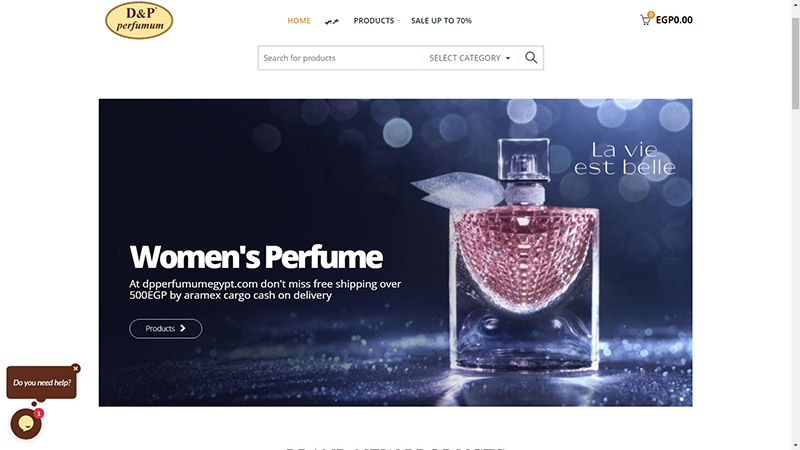 D&P Perfumum Egypt — proje sunumu