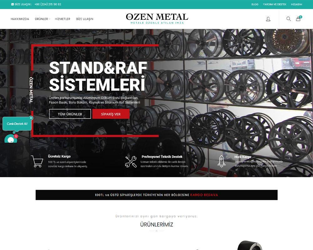 Özen Metal — proje sunumu