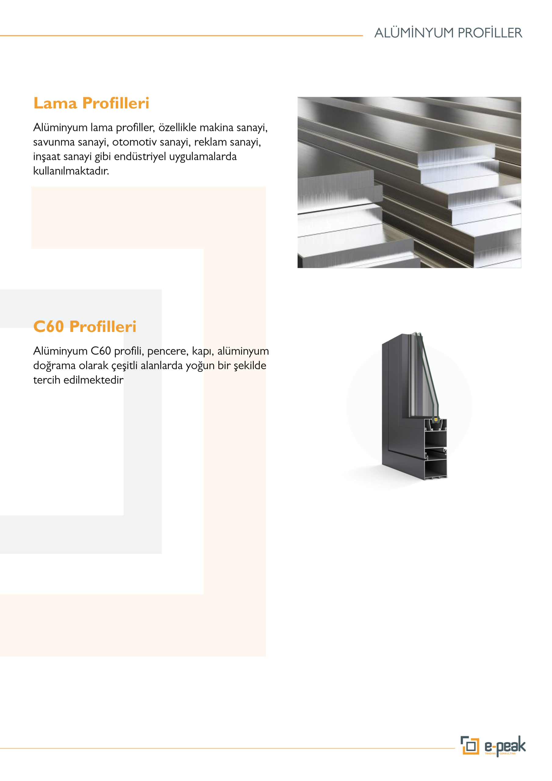 Katalog Tasarımı - E-Peak Katalog Tasarımı