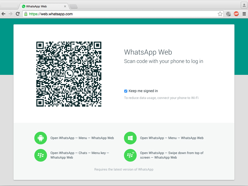 Whatsapp Web Çalıştırmak