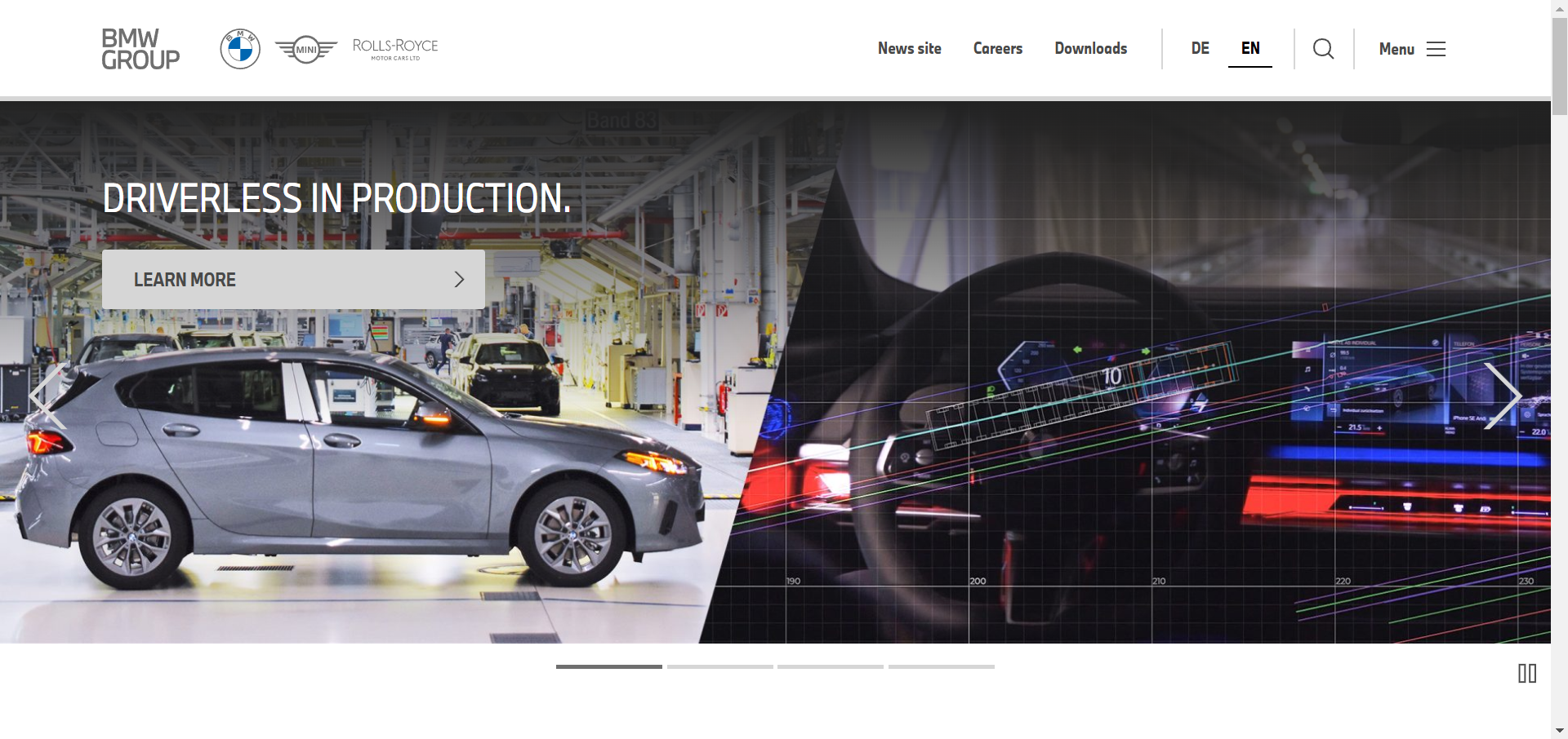 BMW Group Web Sitesi